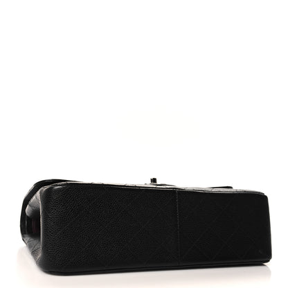 Chanel Caviar Quilted Jumbo Double Flap Black 4 of 11