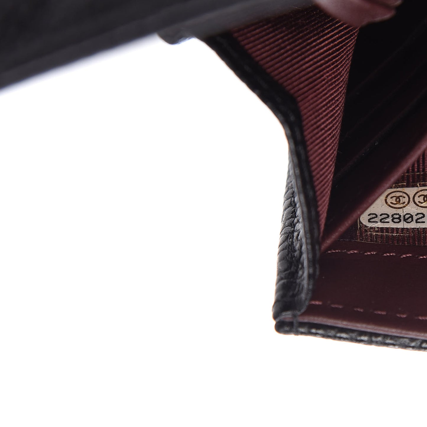 Caviar Quilted Large Gusset Flap Wallet Black