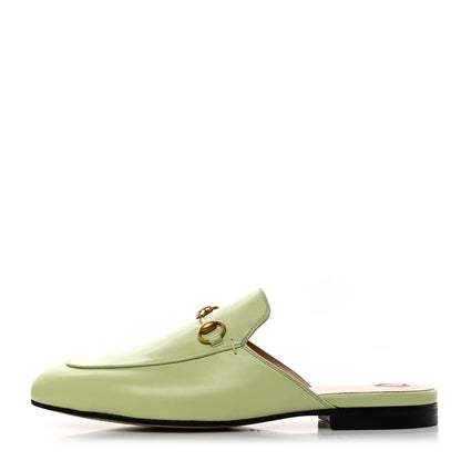 Gucci Malaga Kid Womens Princetown Slippers 39 Pistachio Green 1 of 9