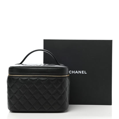 Chanel Caviar Quilted Large Vanity Pouch Black 10 of 10
