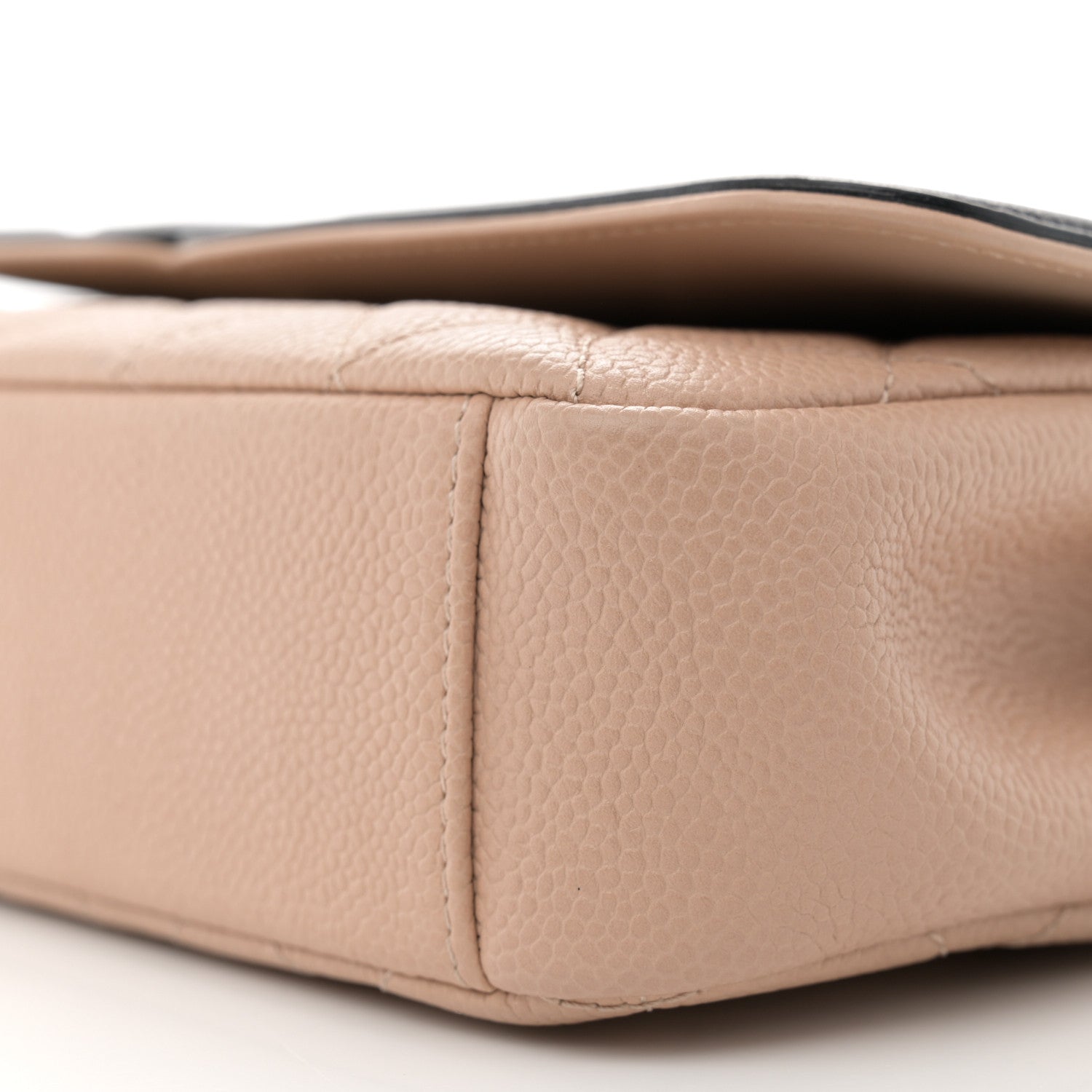 Chanel Caviar Quilted Small CC Filigree Flap Beige Black 10 of 11