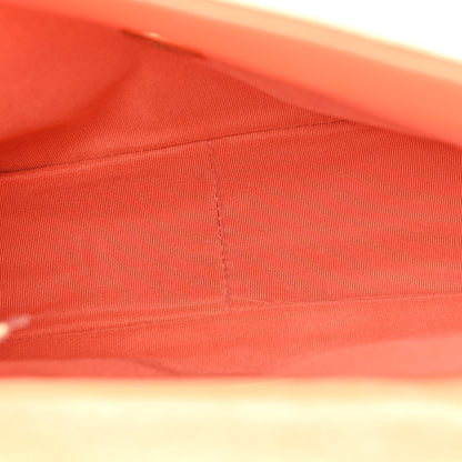 Chanel Goatskin Quilted Medium Chanel 19 Flap Orange 5 of 12