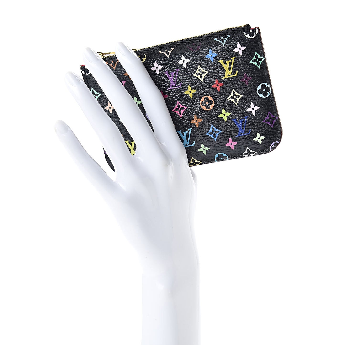 Monogram Multicolor Key Pouch Black Grenade