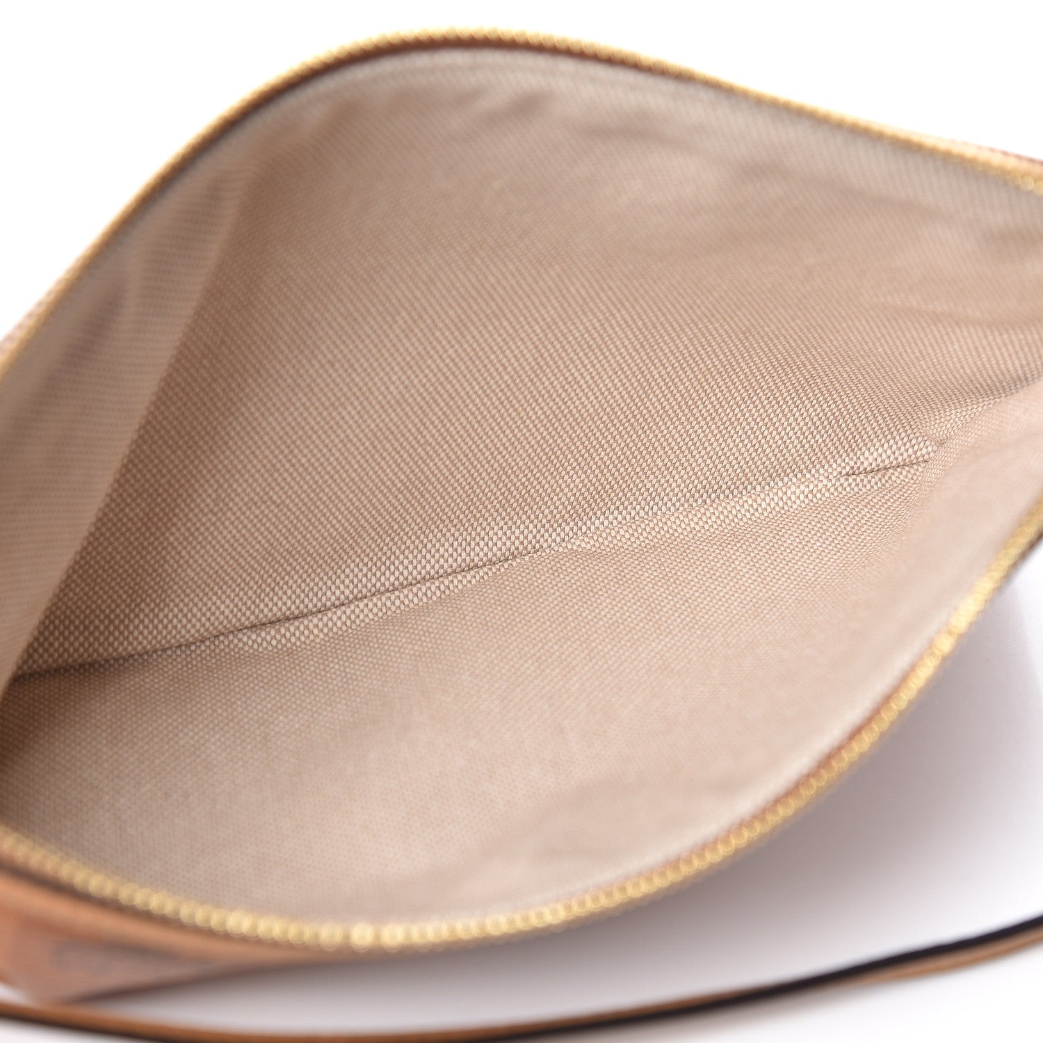 MCM Striped Visetos Pouch Cognac 5 of 8