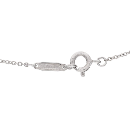Tiffany Sterling Silver Mini Heart Key Pendant Necklace 4 of 5