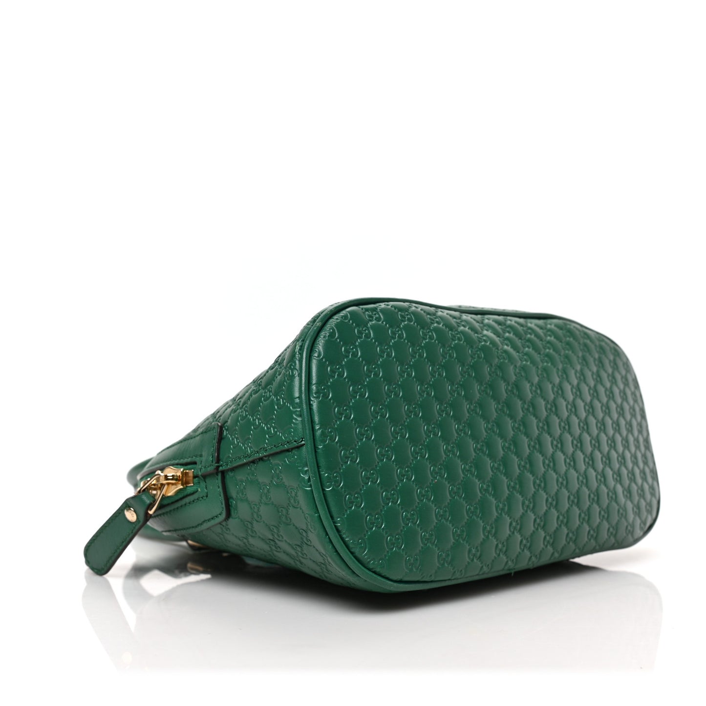 Soft Microguccissima Mini Dome Bag Emerald