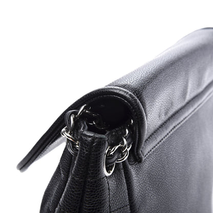 Chanel Caviar Half Moon Large Flap Black 11 of 12
