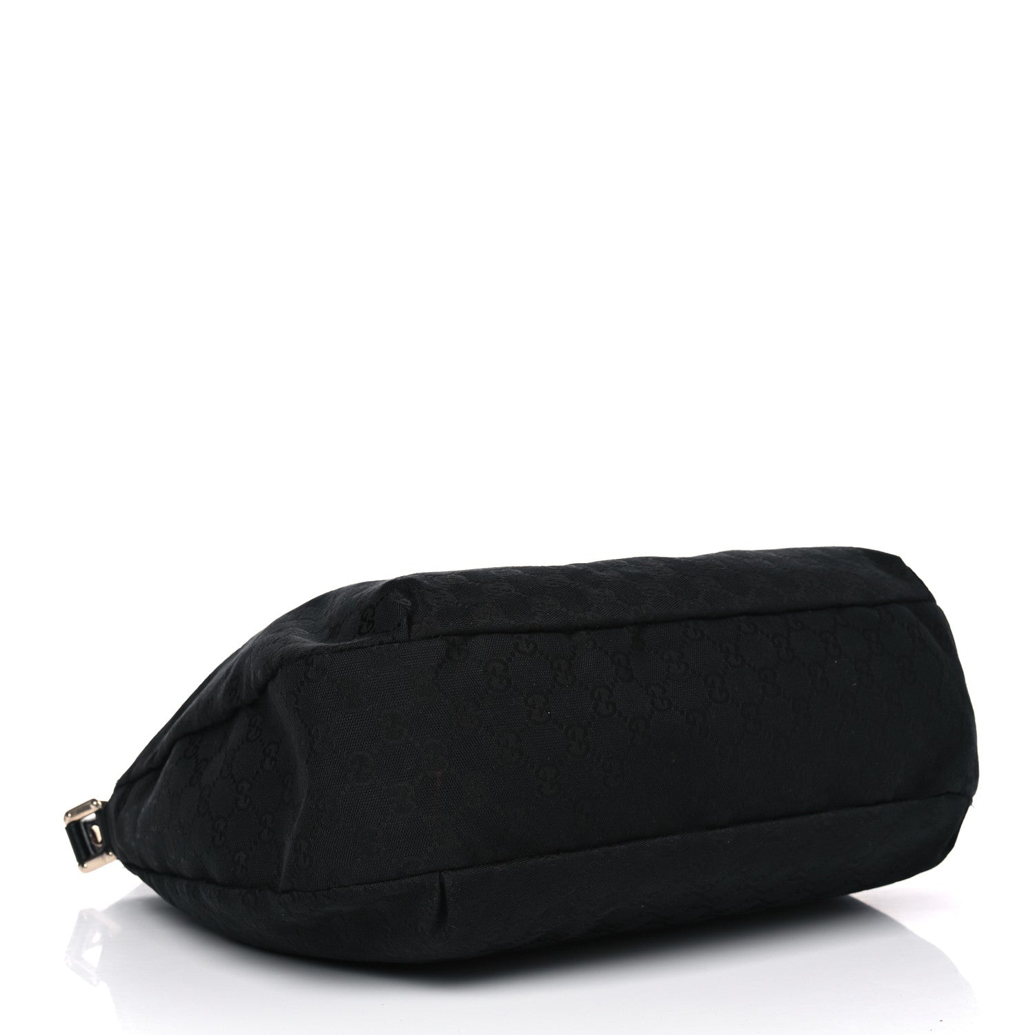 Gucci Monogram Large New Ladies Web Hobo Black 3 of 10