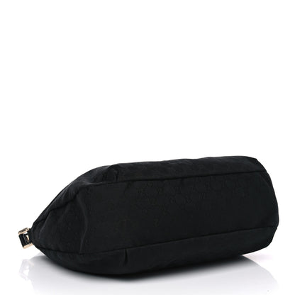 Gucci Monogram Large New Ladies Web Hobo Black 3 of 10