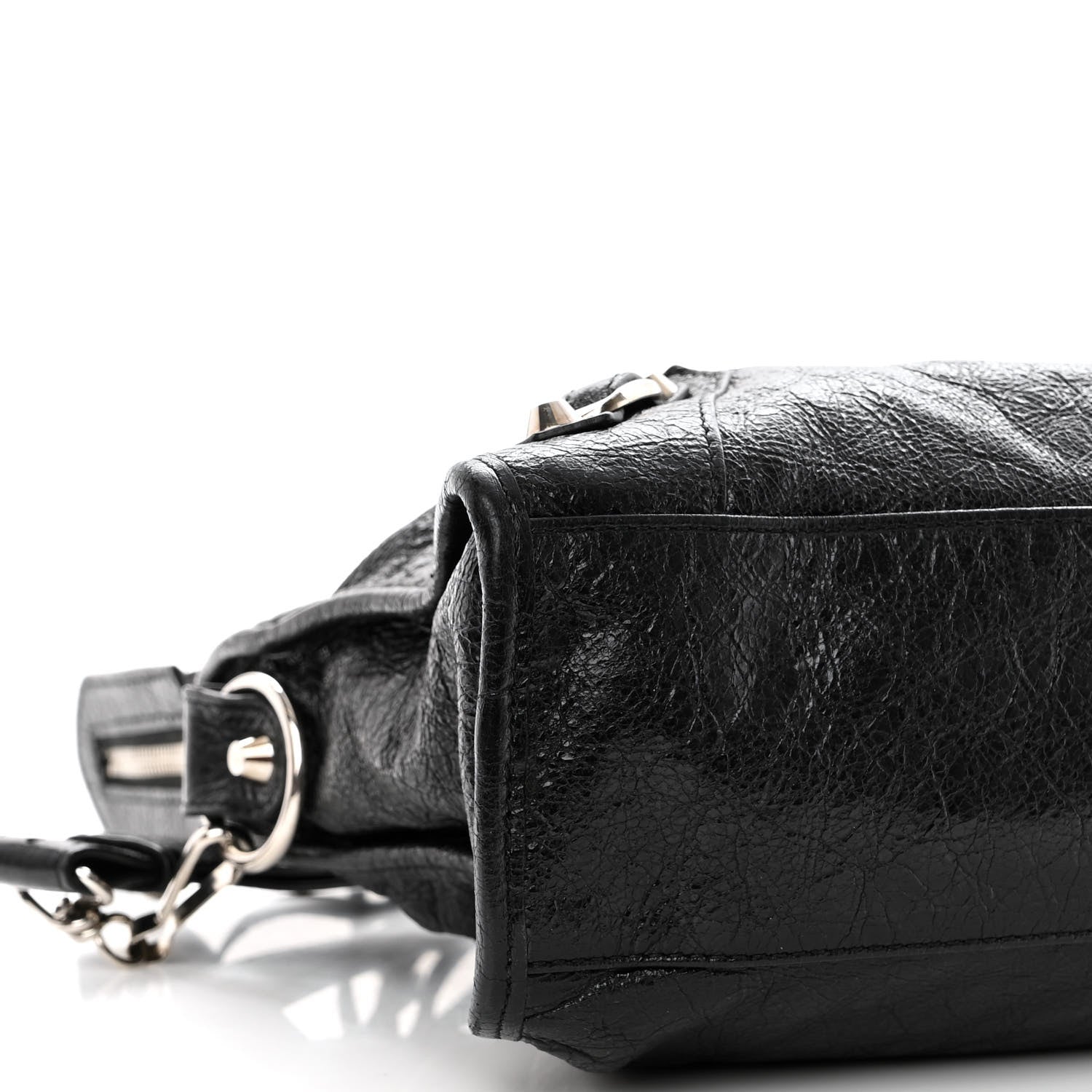 Balenciaga Agneau Classic Silver Hardware S City Black 8 of 9