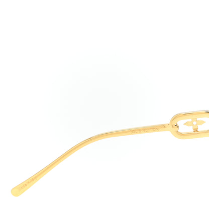 Louis Vuitton Metal Rimless LV Jewel Cat Eye Sunglasses Z1626U Gradient Blue 5 of 7