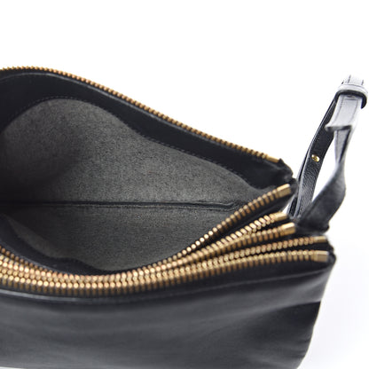 Celine Lambskin Small Trio Crossbody Bag Black 5 of 9