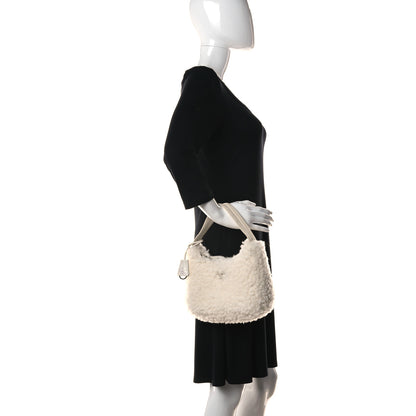 Prada Cashmere Mini Re-Edition 2000 Bag Naturale 2 of 10