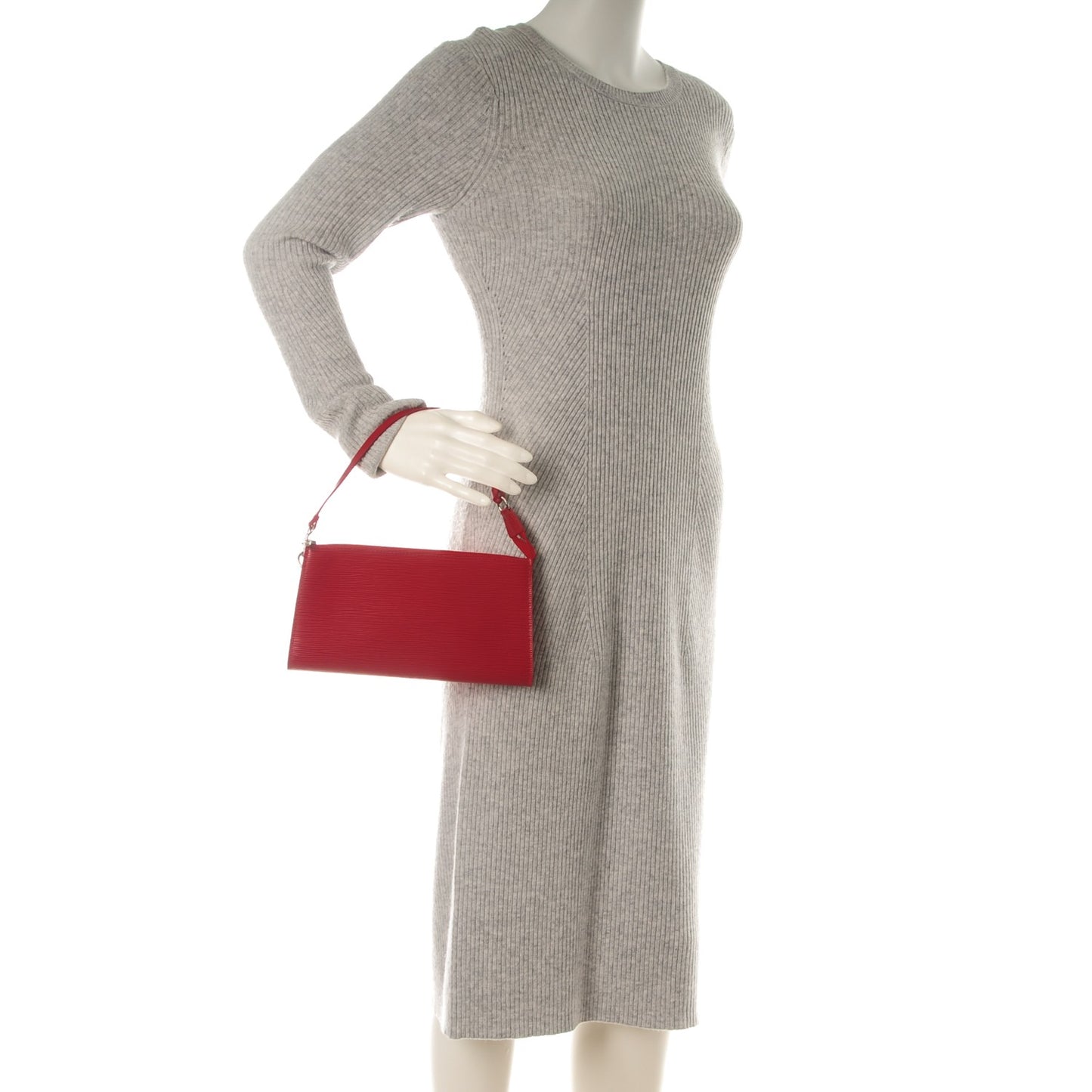 Epi Pochette Accessories 24 Rouge
