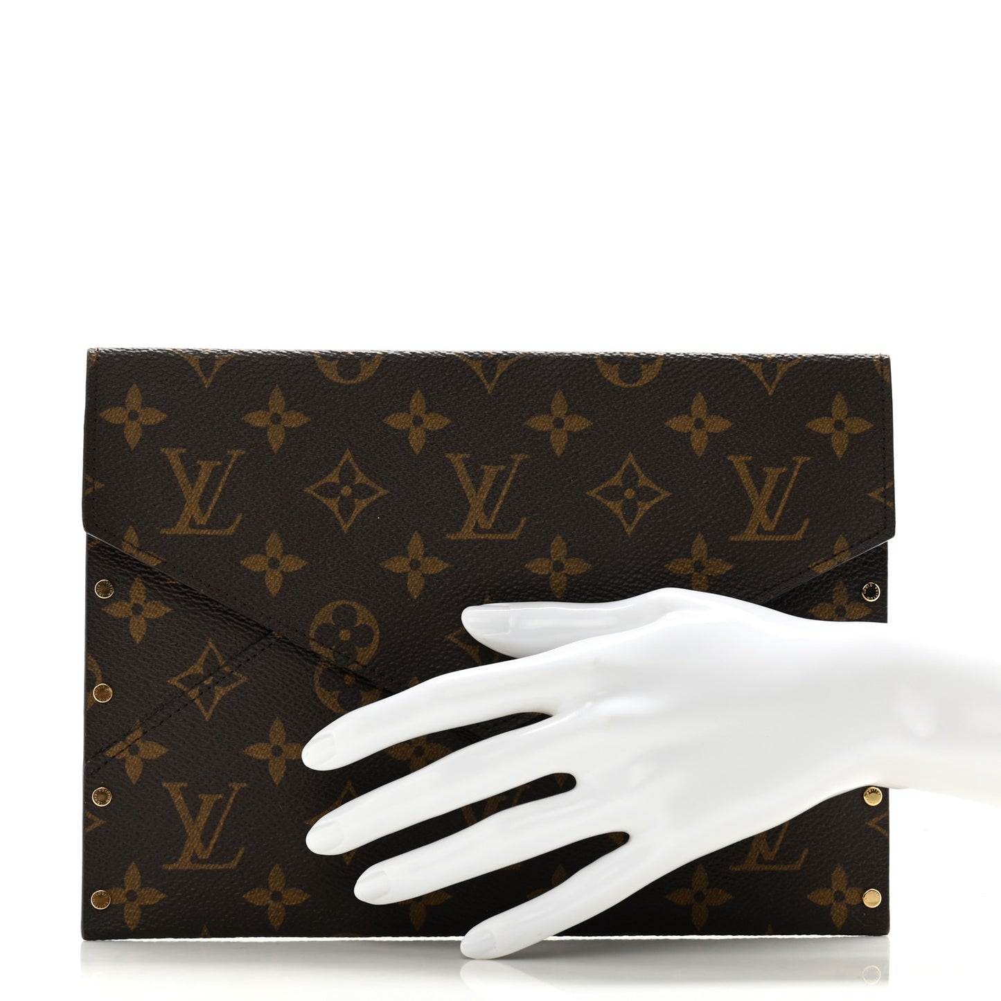 Monogram Rivets Enveloppe