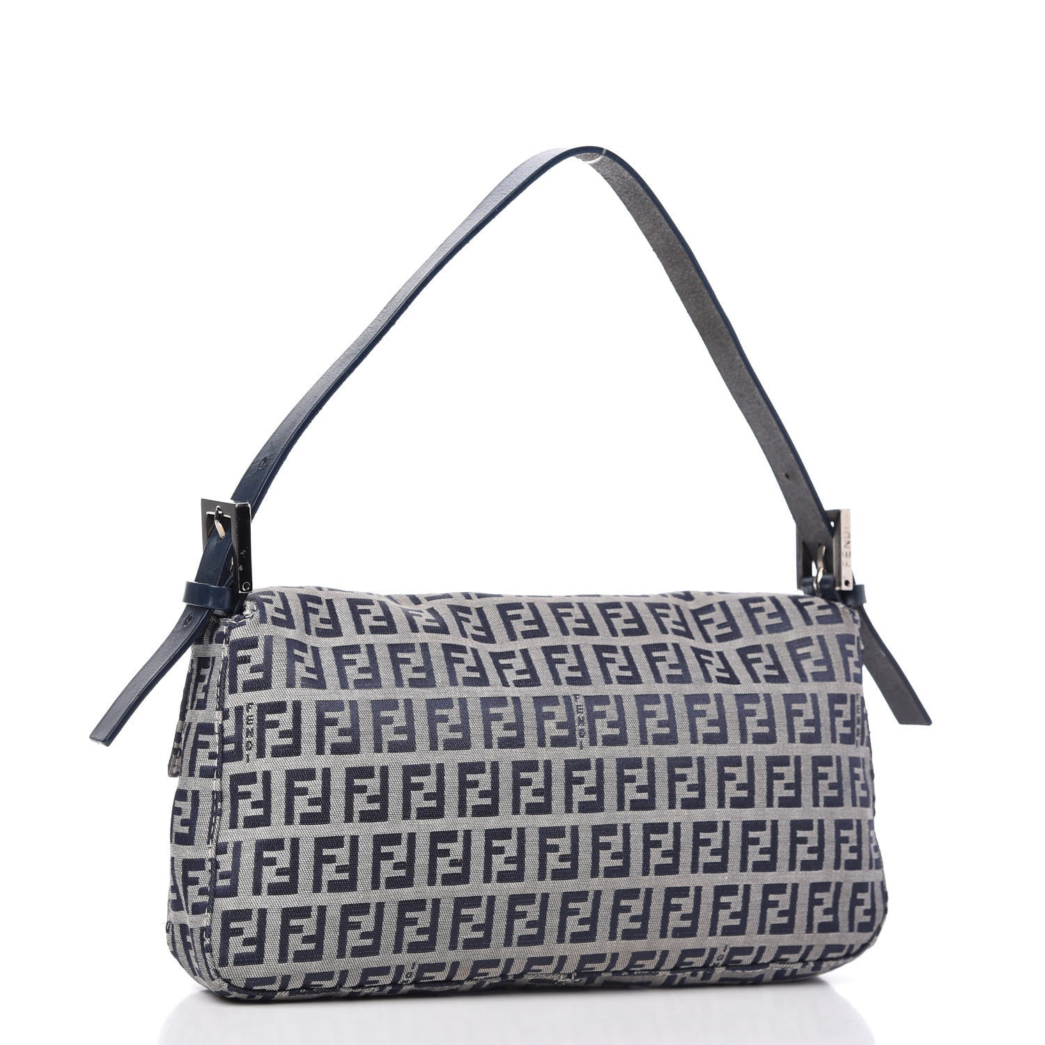 Fendi Zucchino Mini Mama Baguette Navy 3 of 8