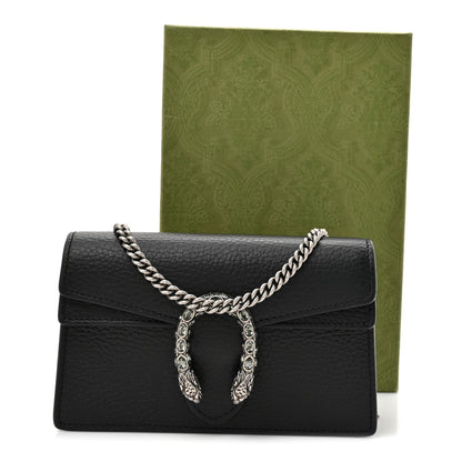 Gucci Calfskin Super Mini Dionysus Shoulder Bag Black 13 of 13