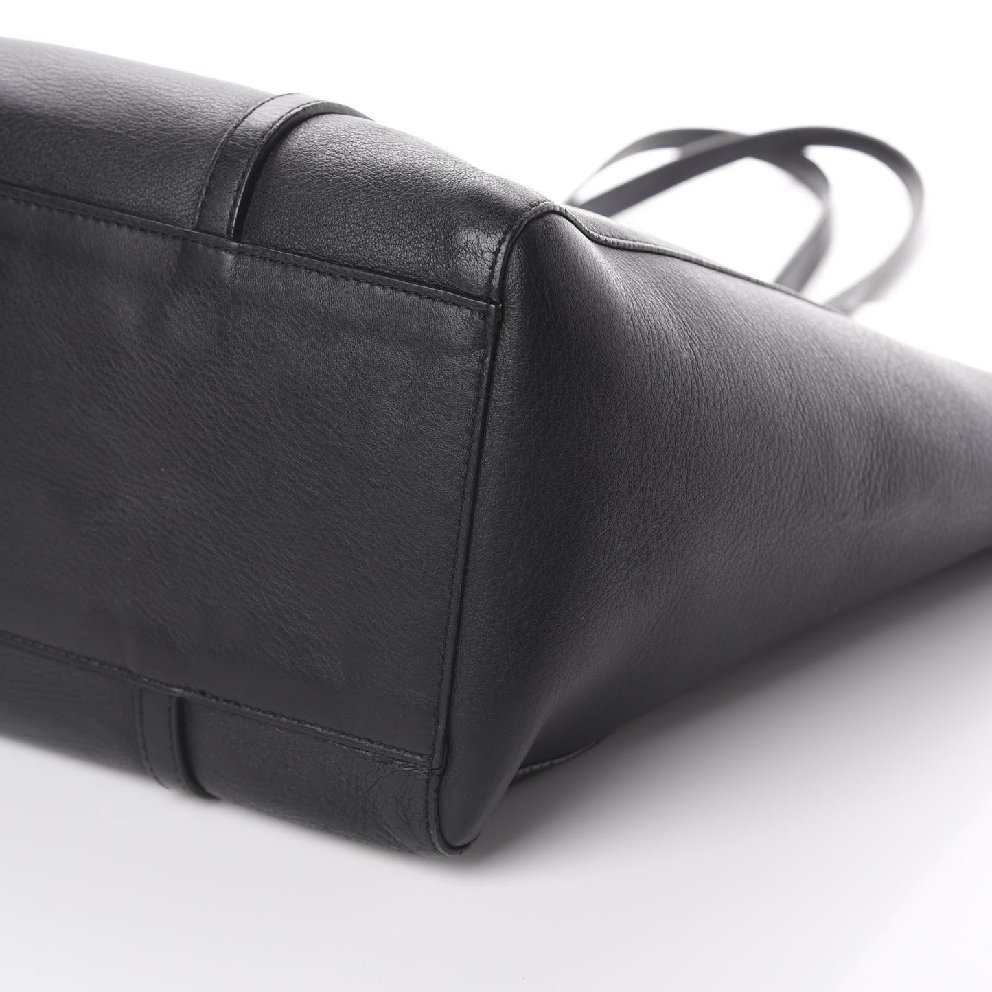 Pebbled Calfskin Small Everyday Tote Black
