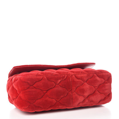 Balenciaga Velvet Mattress Quilted Medium BB Round Shoulder Bag Red 4 of 6