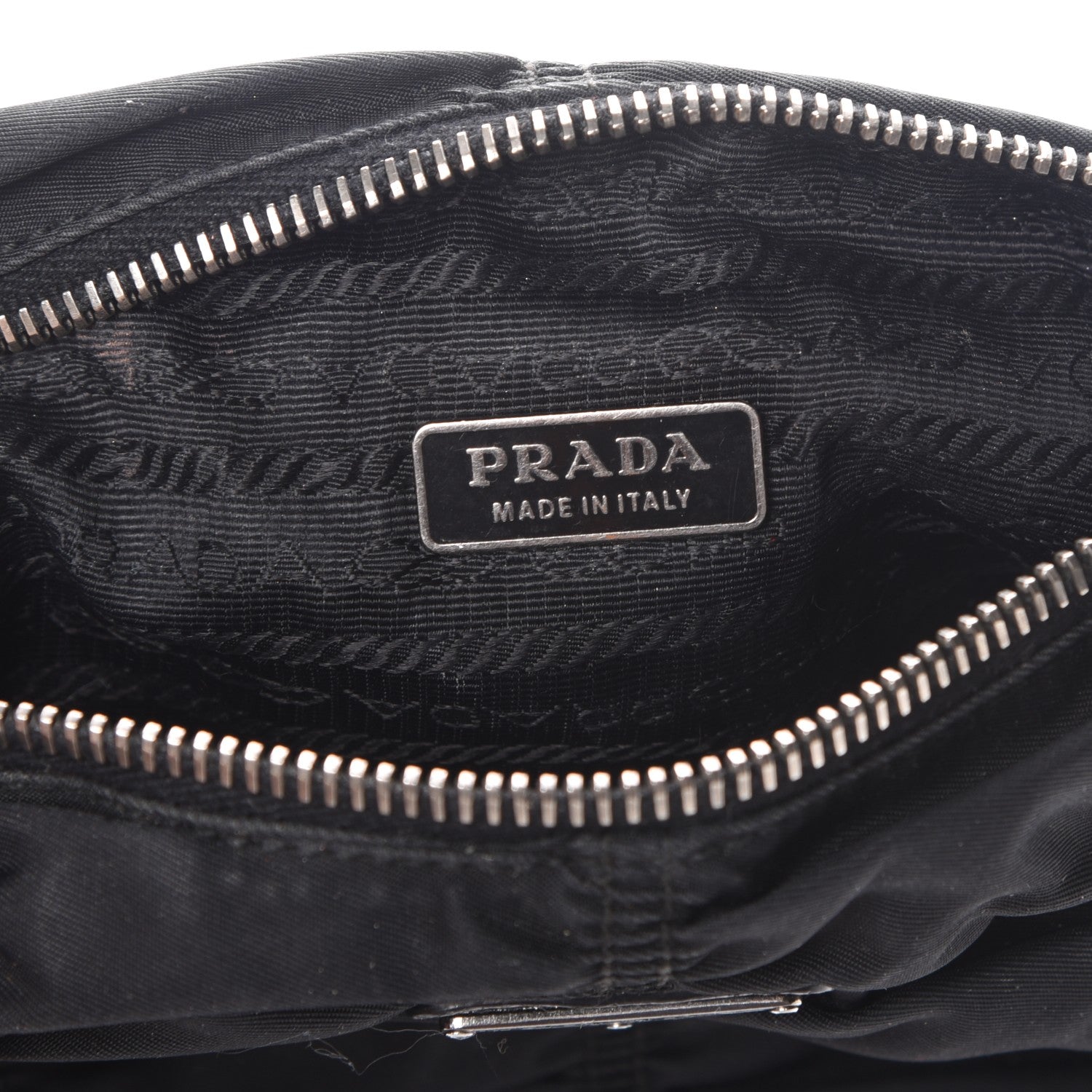 Prada Tessuto Nylon Gaufre Cosmetic Pouch Nero Black 7 of 8