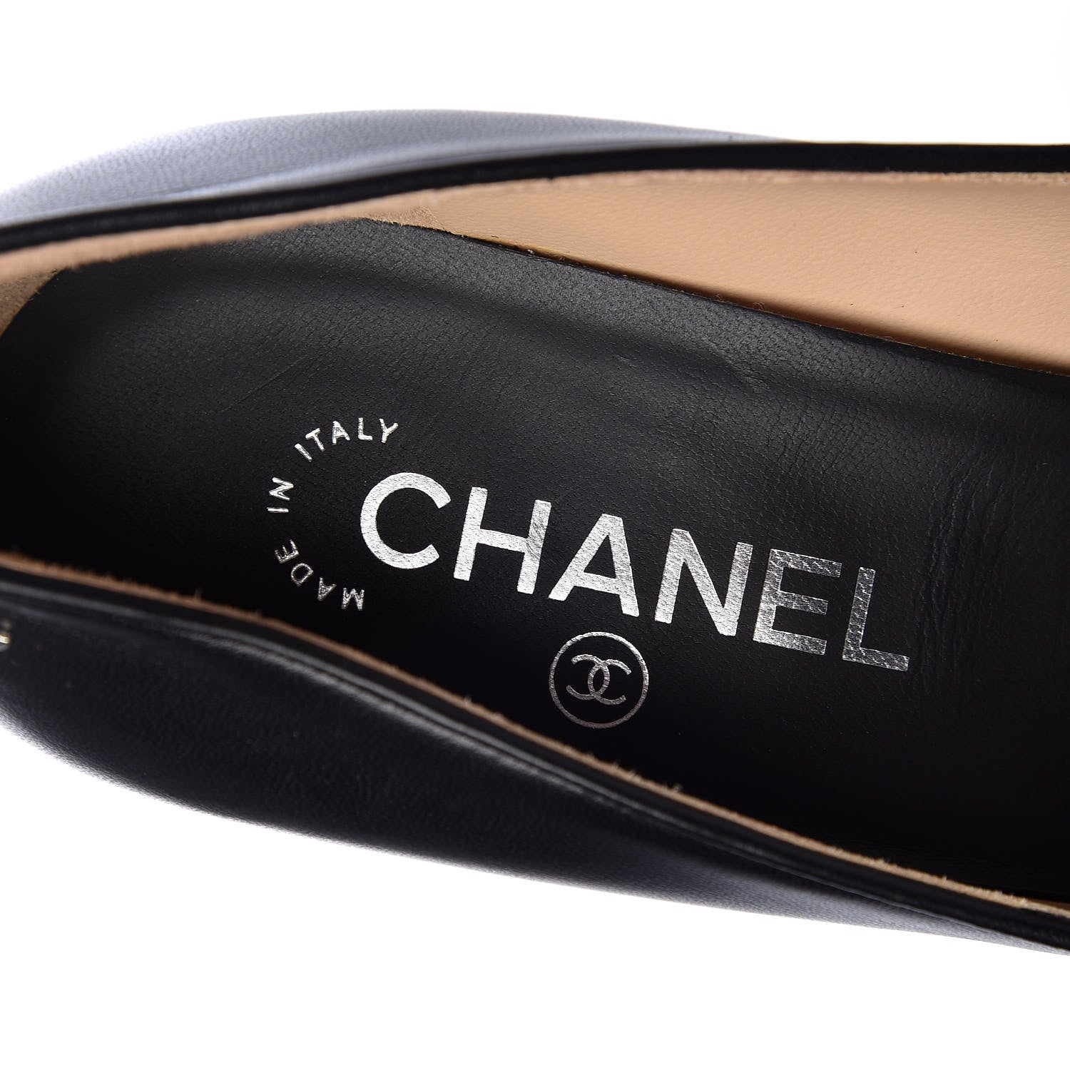 Chanel Lambskin Bow Pumps 39 Black 7 of 12