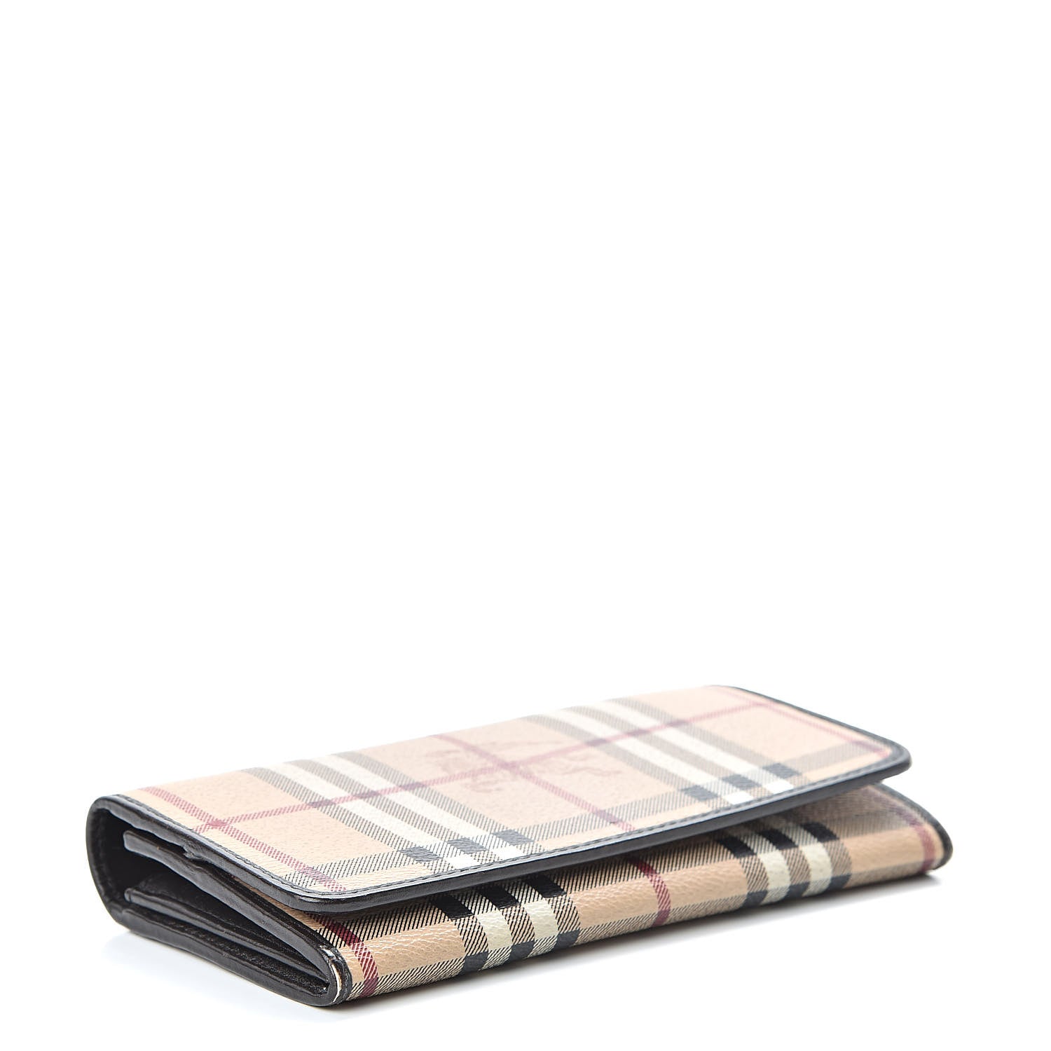 Burberry Haymarket Check Penrose Continental Wallet Chocolate 4 of 15