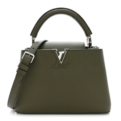 Louis Vuitton Taurillon Capucines BB Khaki 1 of 9