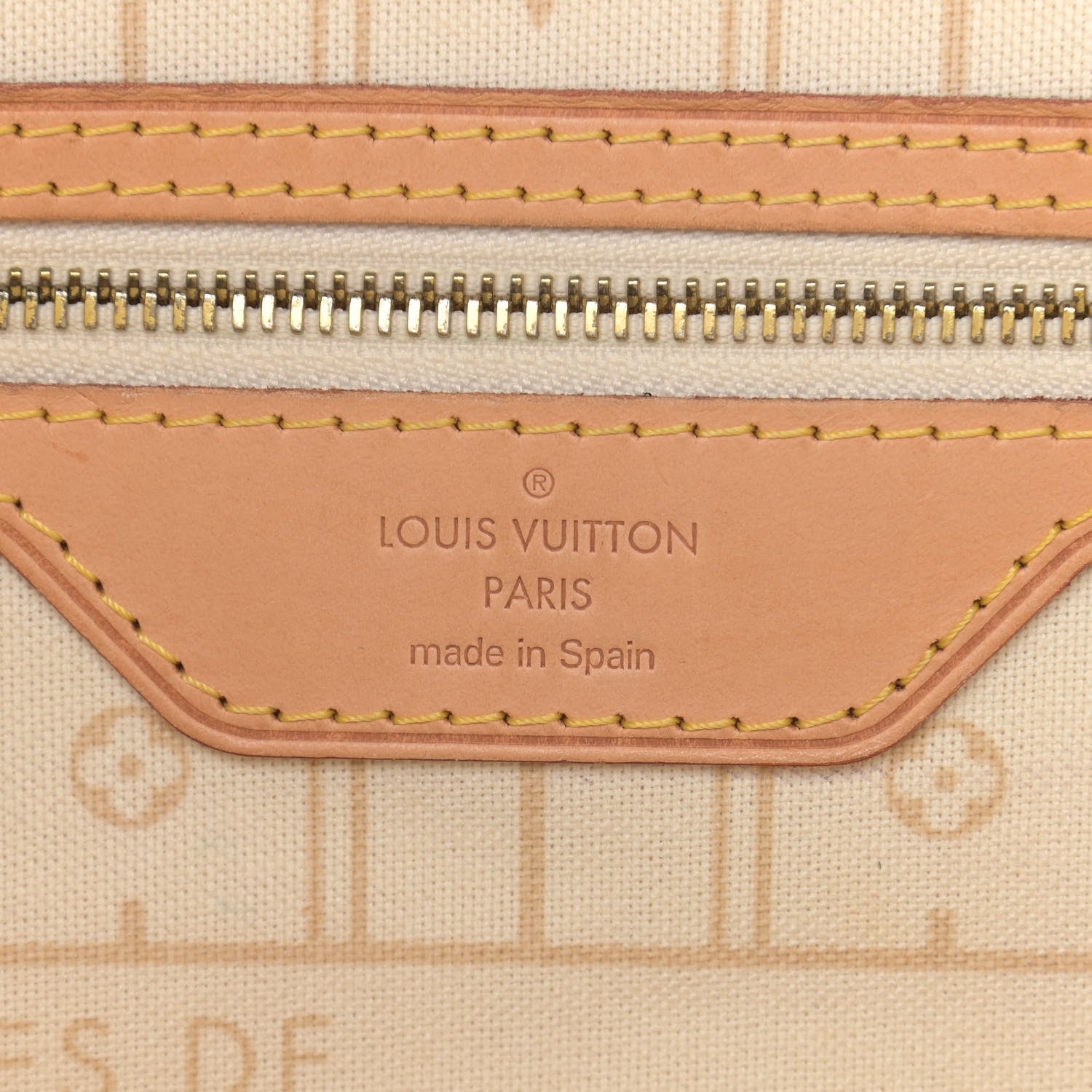 Louis Vuitton Damier Azur Neverfull MM 6 of 10