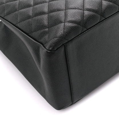 Chanel Caviar Quilted Grand Shopping Tote GST Black 9 of 14