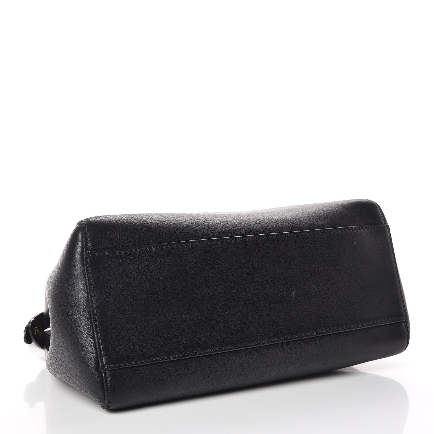 Fendi Nappa Mini Peekaboo Iconic Satchel Black 4 of 13