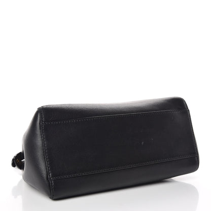 Fendi Nappa Mini Peekaboo Iconic Satchel Black 4 of 13