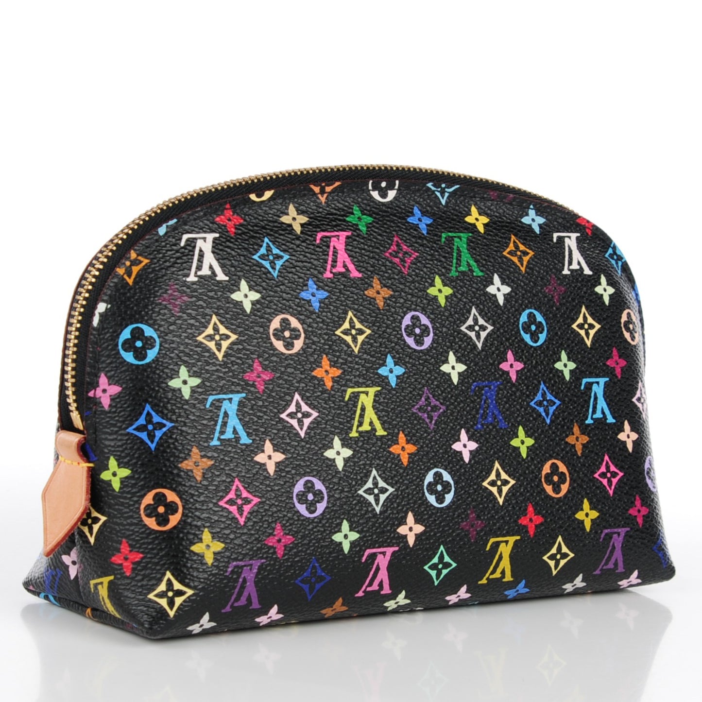 Monogram Multicolor Cosmetic Pouch Black Grenade