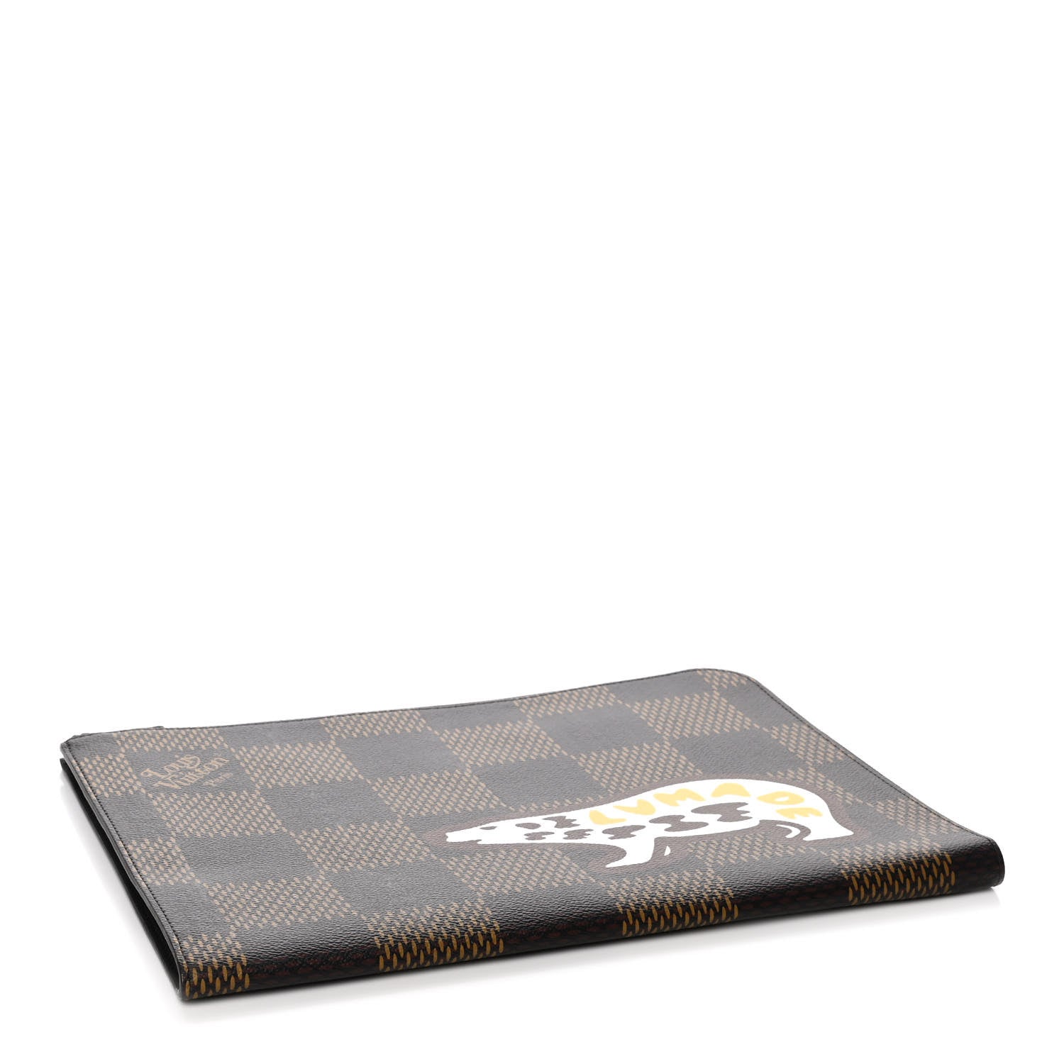 Louis Vuitton X NIGO Giant Damier Ebene Bear Pochette Jour GM 4 of 8
