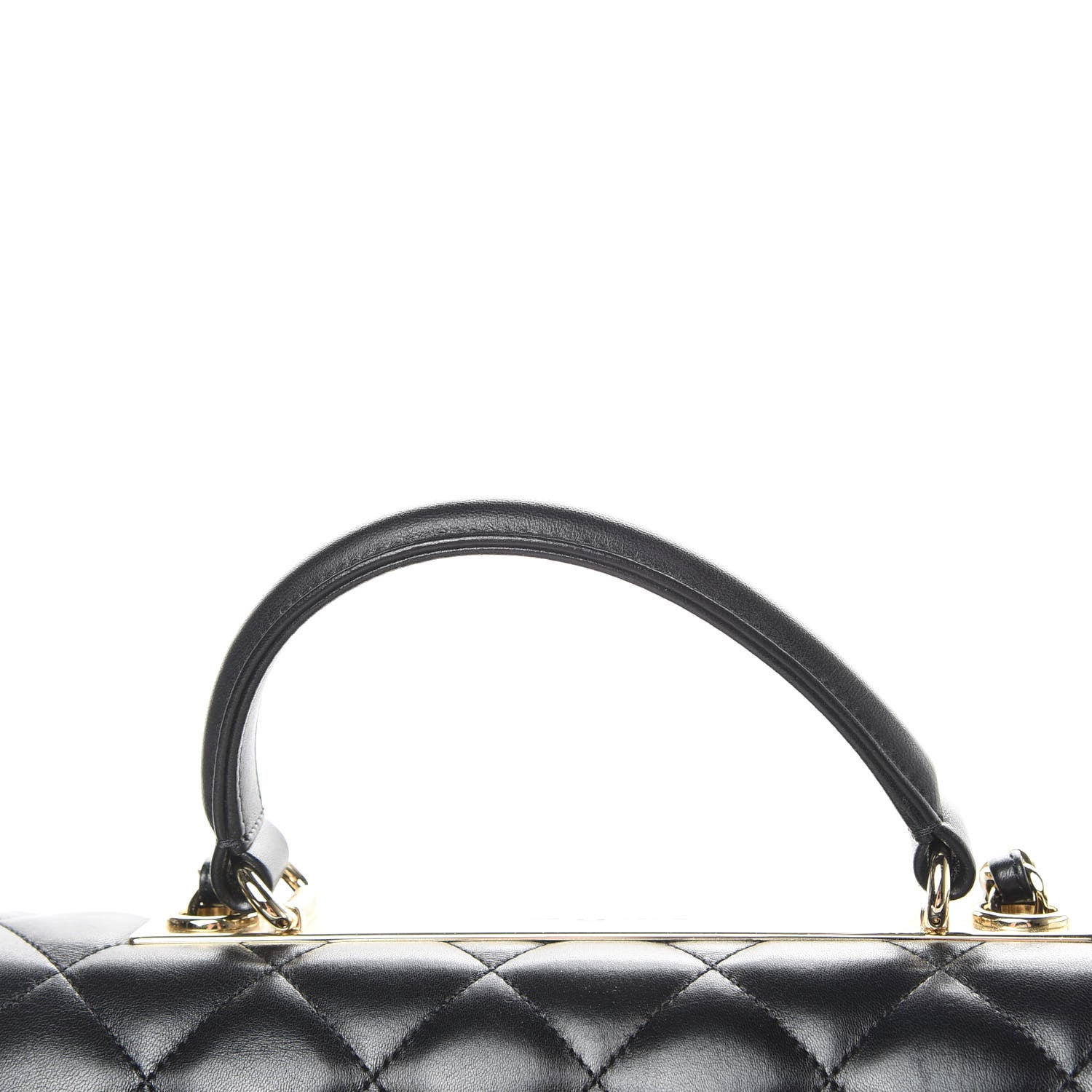Chanel Lambskin Quilted Large Trendy CC Dual Handle Flap Bag Black 14 of 15