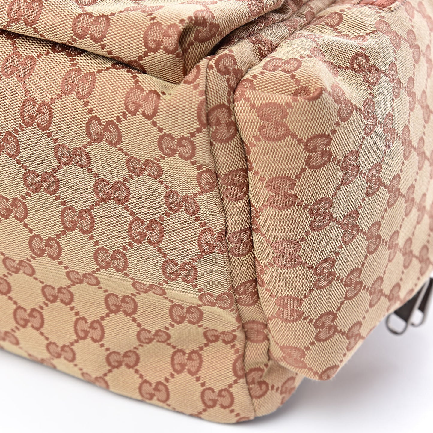 X MLB GG Monogram LA Dodgers Large Backpack Beige Ruggine Ivory