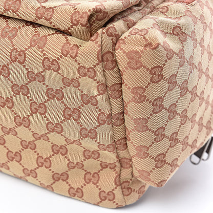 Gucci X MLB GG Monogram LA Dodgers Large Backpack Beige Ruggine Ivory 10 of 11