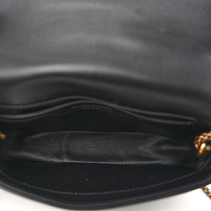 Alexander McQueen Calfskin Quilted Small The Seal Chain Shoulder Bag Black 5 of 9