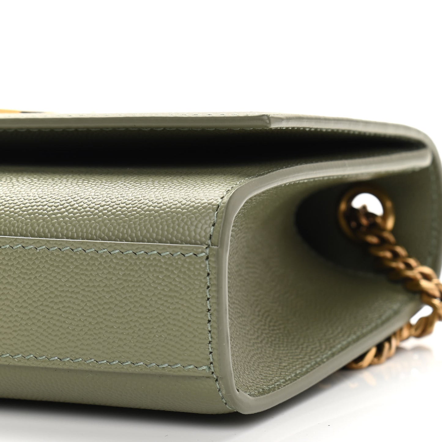 Grain De Poudre Small Monogram Kate Satchel Light Sage