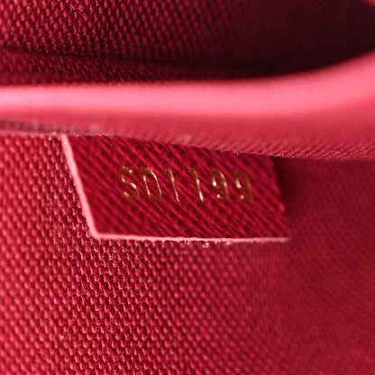 Louis Vuitton Monogram Pochette Felicie Chain Wallet Fuchsia 8 of 15