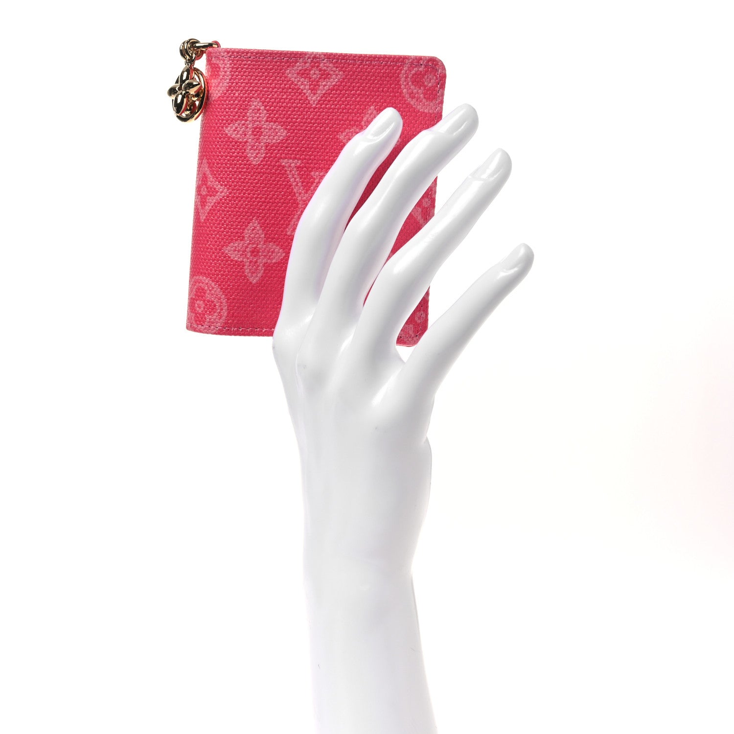 Louis Vuitton Monogram Origine LV Charms Pocket Wallet Rose Ruban 2 of 6