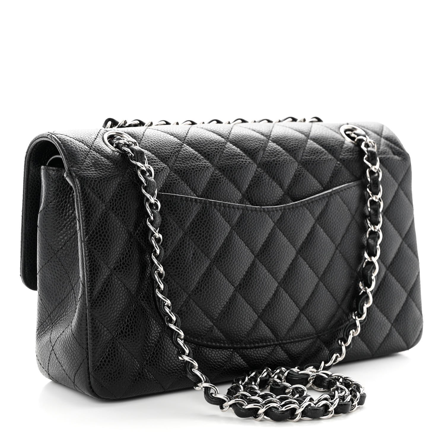 Chanel Caviar Quilted Medium Double Flap Black 3 of 11