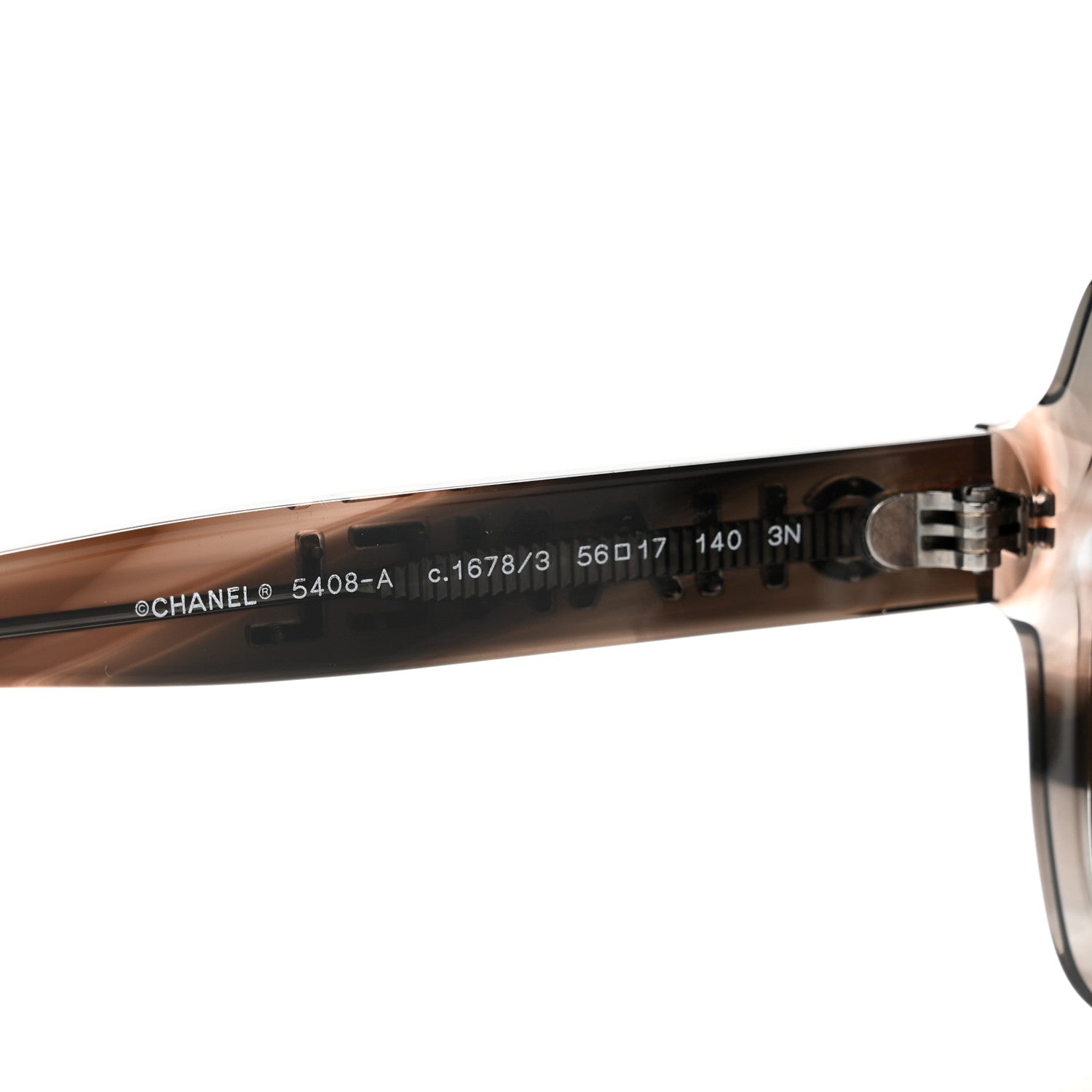 Chanel Acetate Polarized Square Sunglasses 5408-A Brown 5 of 7