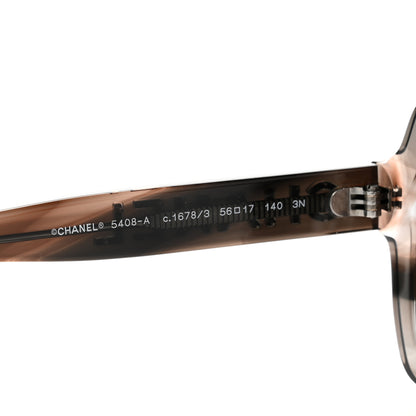 Chanel Acetate Polarized Square Sunglasses 5408-A Brown 5 of 7