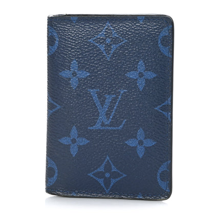 Louis Vuitton Monogram Taiga Pocket Organizer Cobalt 1 of 7