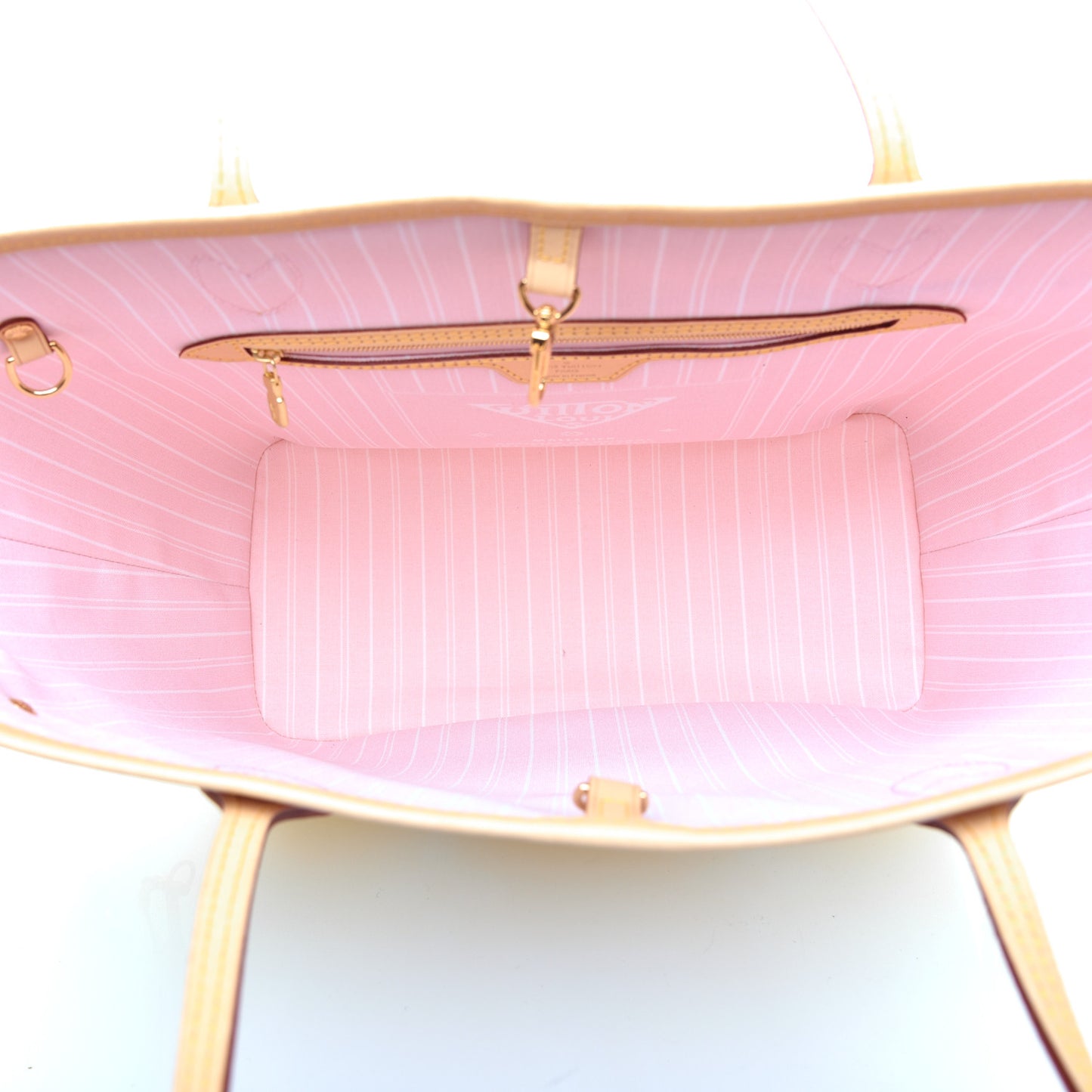 Monogram Giant By The Pool Neverfull MM Light Pink