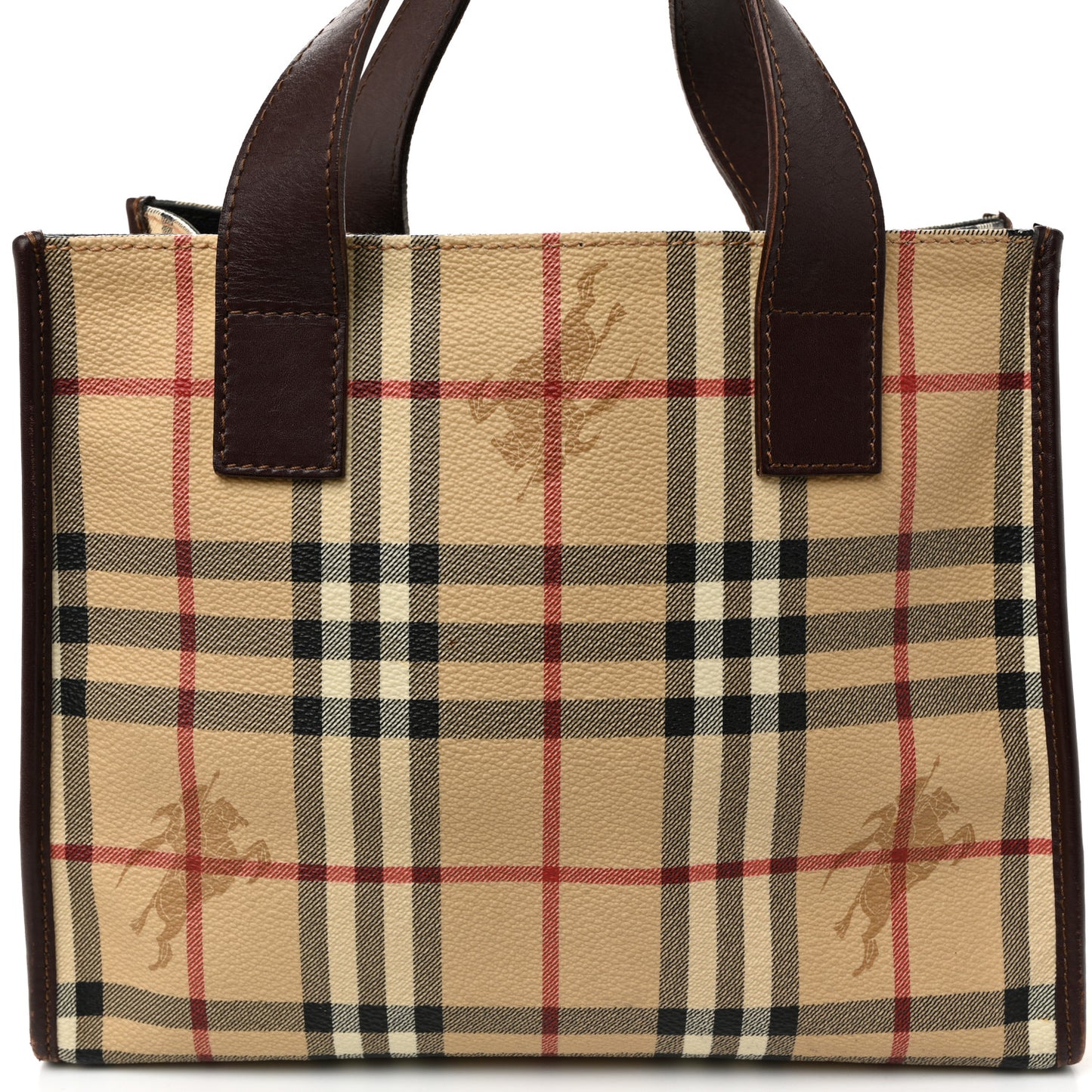 Haymarket Check Small Tote Brown