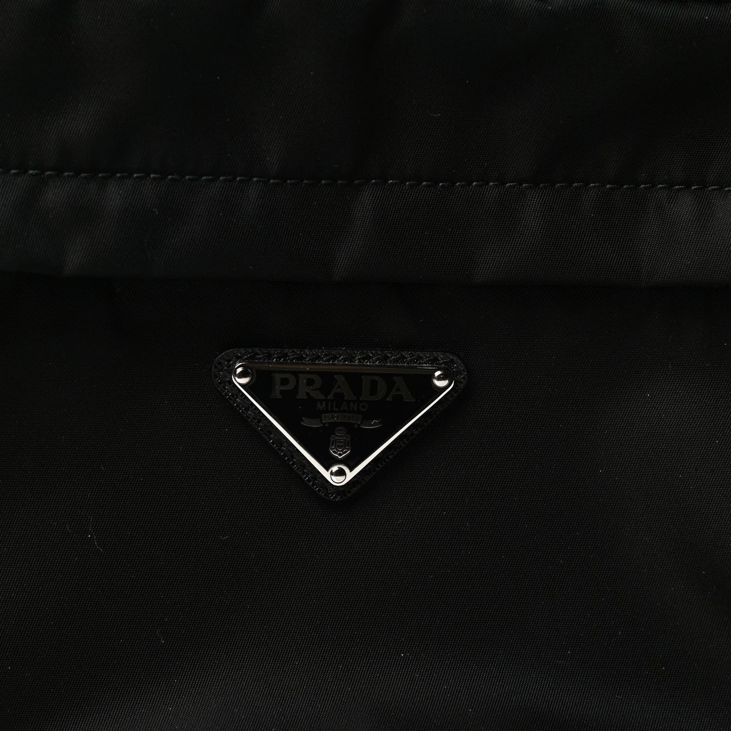 Nylon Tessuto Saffiano Backpack Black