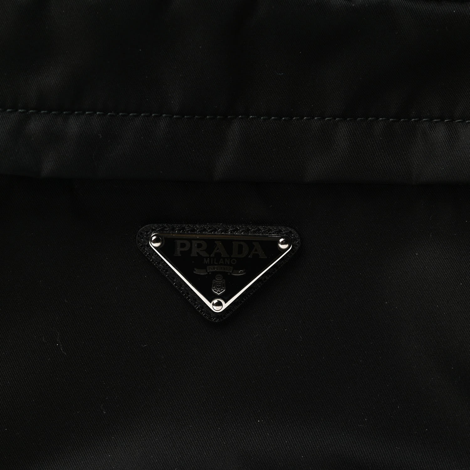 Prada Nylon Tessuto Saffiano Backpack Black 10 of 11
