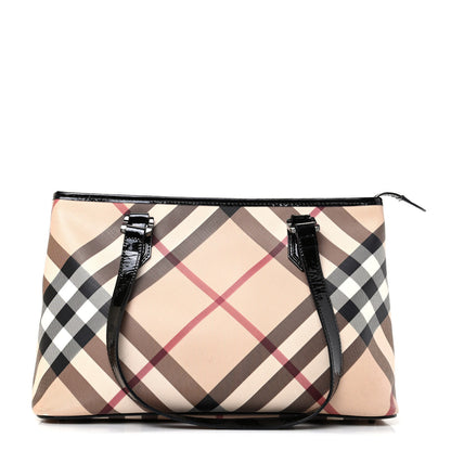 Burberry Supernova Check Regent Tote Black 1 of 10
