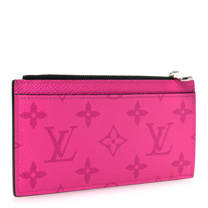 Louis Vuitton Taigarama Coin Card Holder Fuchsia 3 of 8